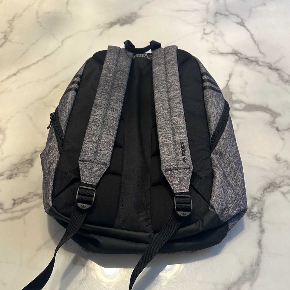 Adidas Heathered Gray Men's Backpack - Picture 2 of 5